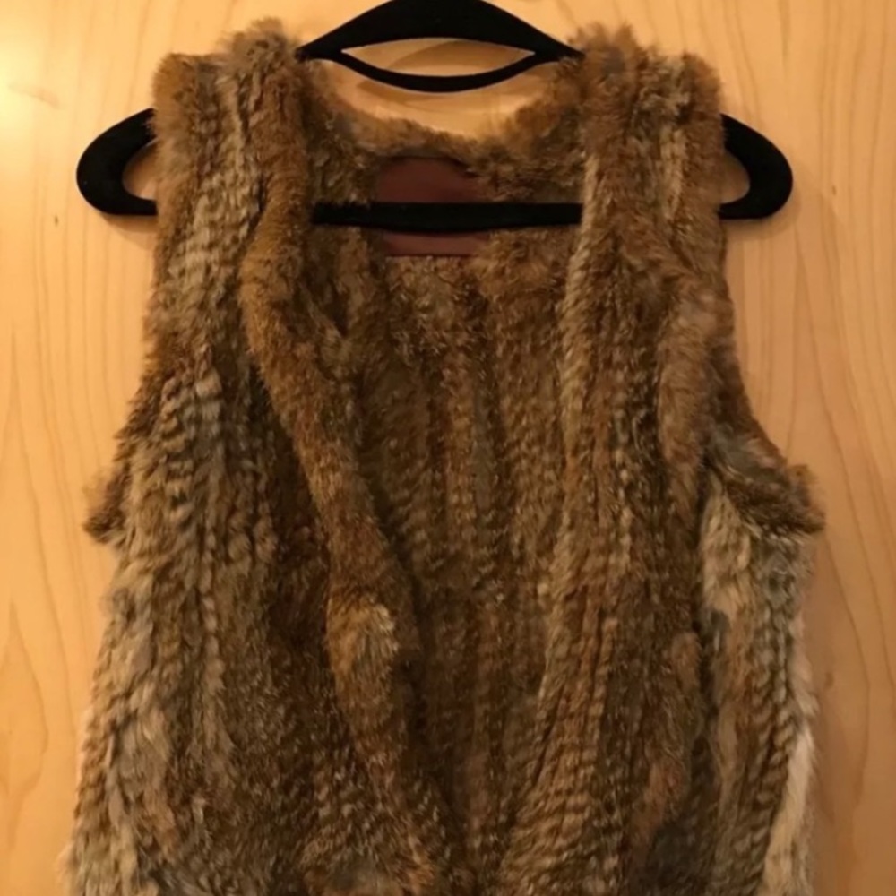 525 real fur vest